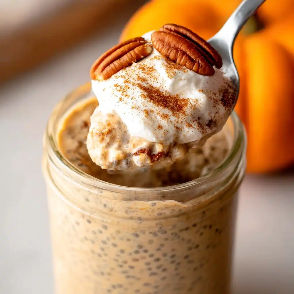 High Protein Pumpkin Overnight Oats Recipe - Recipe Image