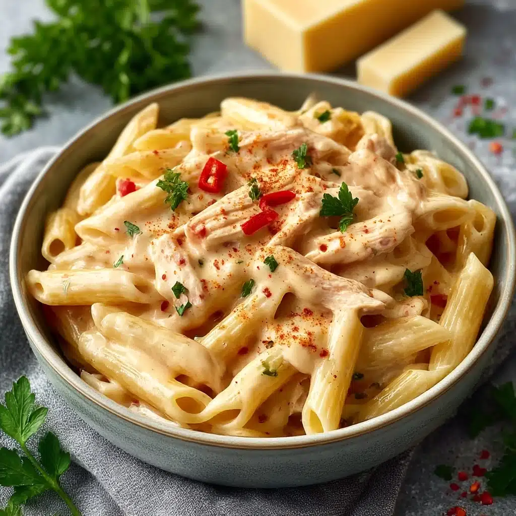 Crock Pot Creamy Cajun Chicken Pasta Recipe - Recipe Image