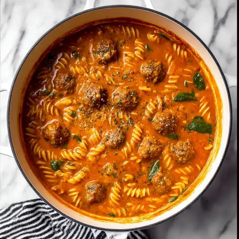 Creamy Italian Meatball Soup Recipe