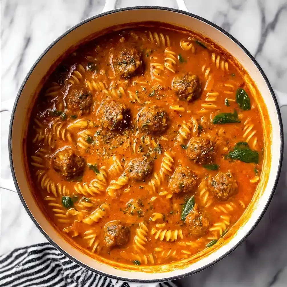 Creamy Italian Meatball Soup Recipe
