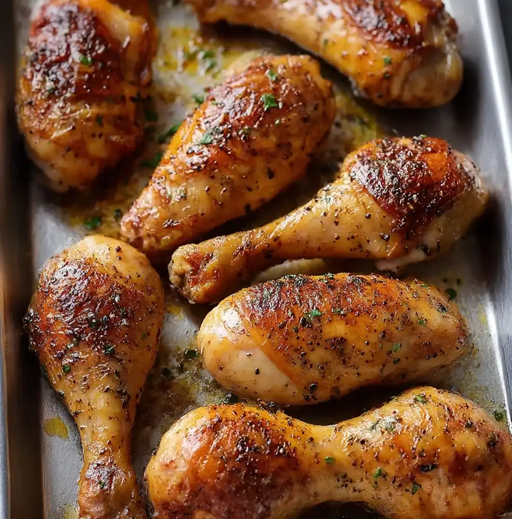 Crispy Baked Chicken Legs Recipe