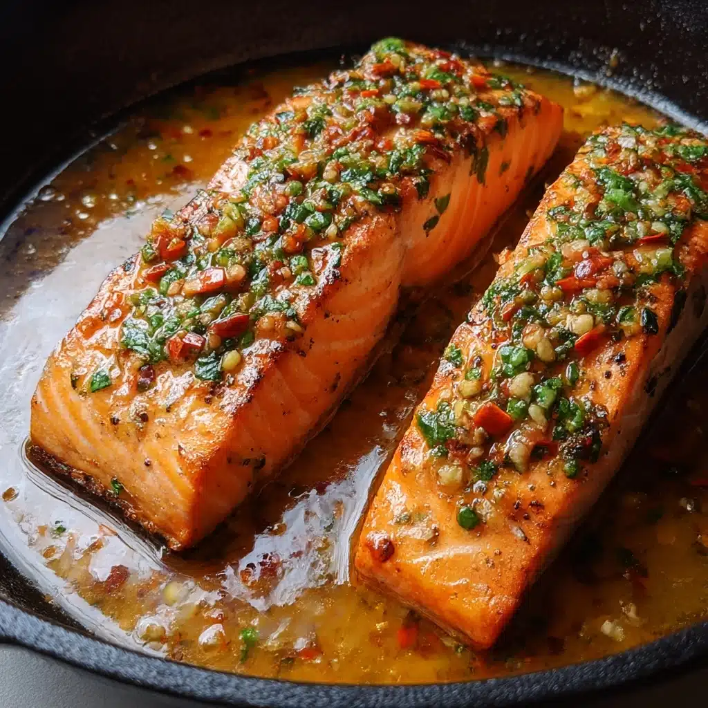 Place the seasoned salmon fillets in a baking dish Recipe - Recipe Image