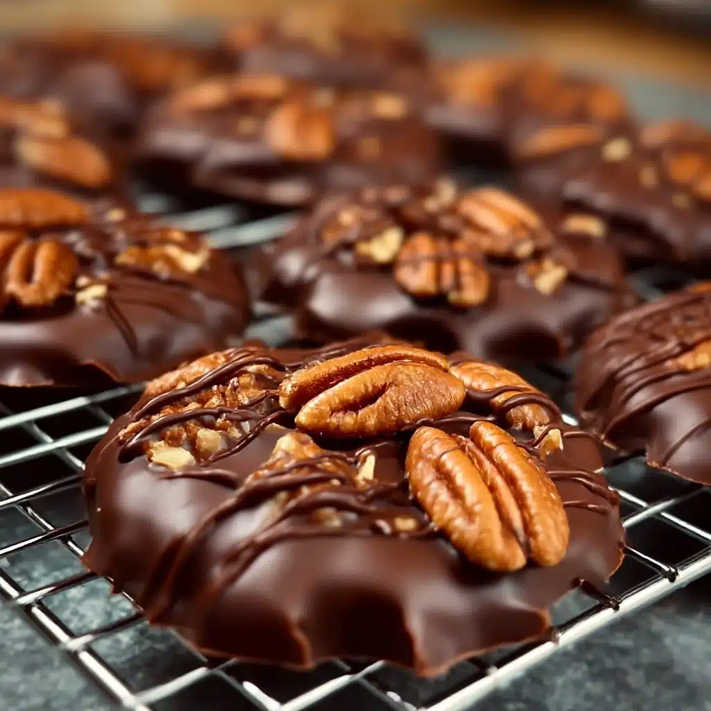 Chocolate Pecan Turtle Clusters Recipe - Recipe Image