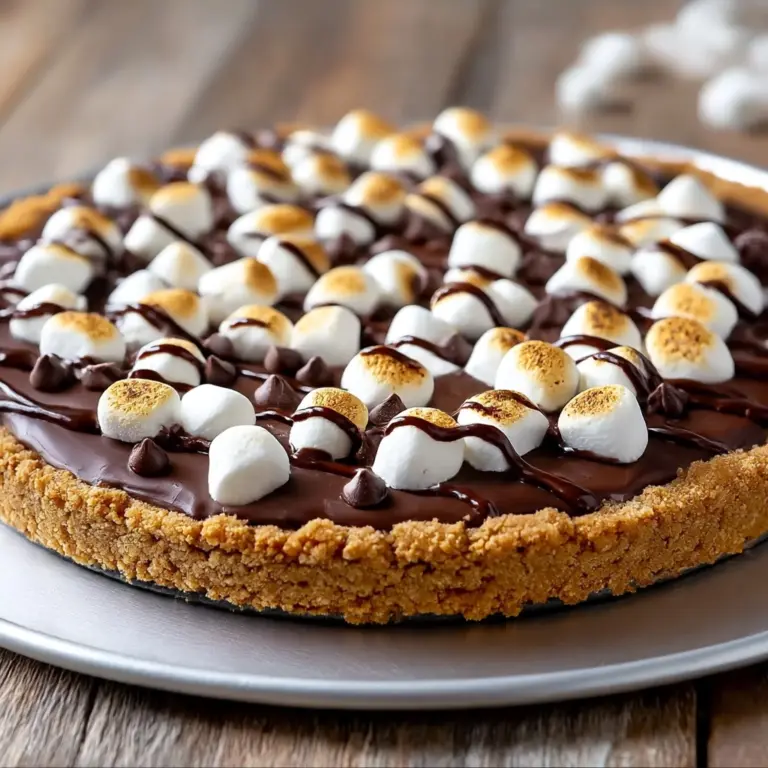 Sweet S’mores Pizza Recipe