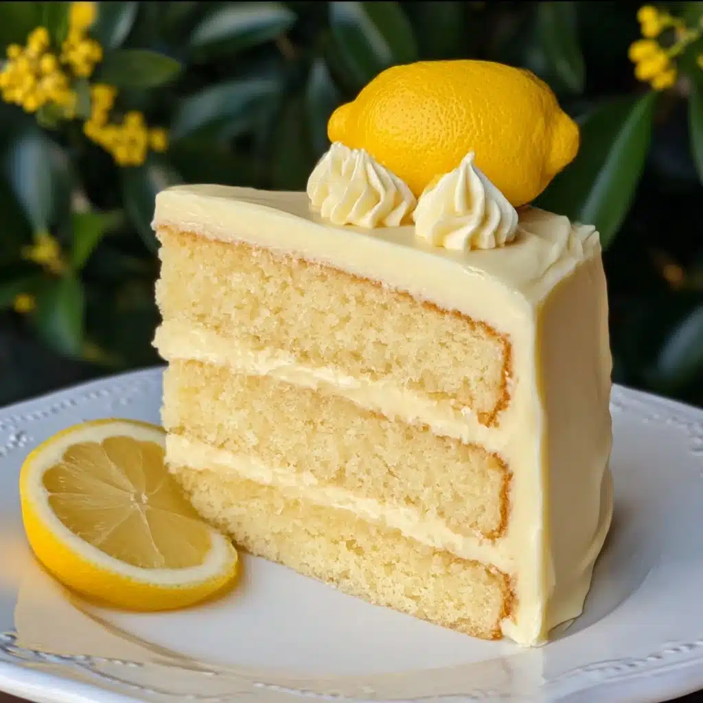 Lemon Cheesecake Cake Recipe - Recipe Image