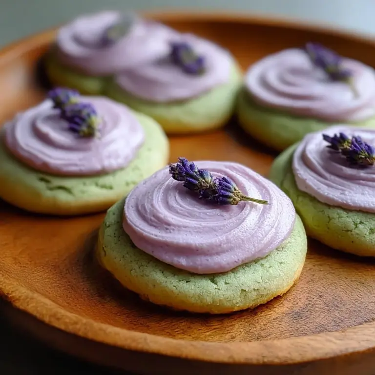 Perfect Matcha Lavender Sugar Cookies Recipe
