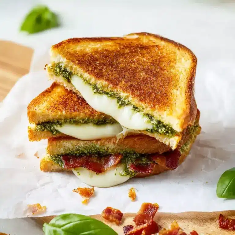 Sourdough Pesto Grilled Cheese Recipe