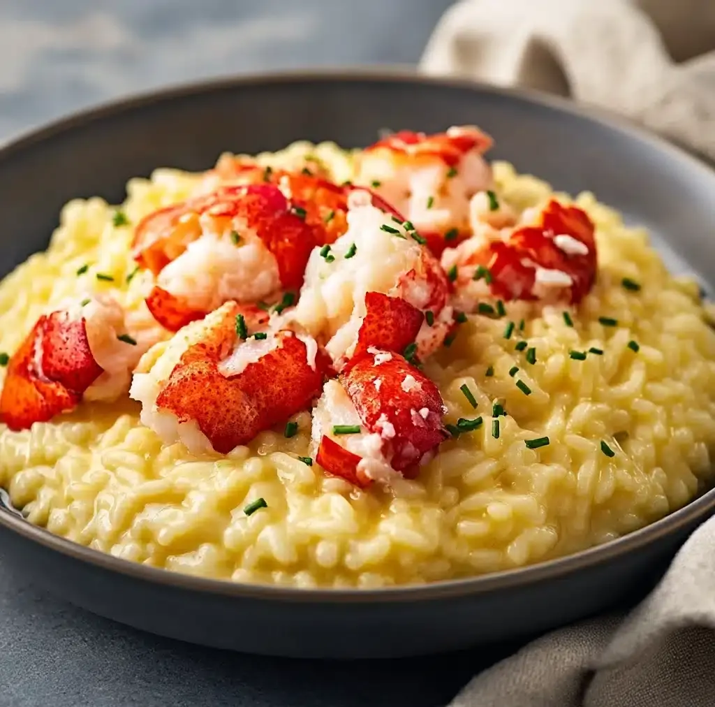 Lemon Butter Lobster Risotto Recipe