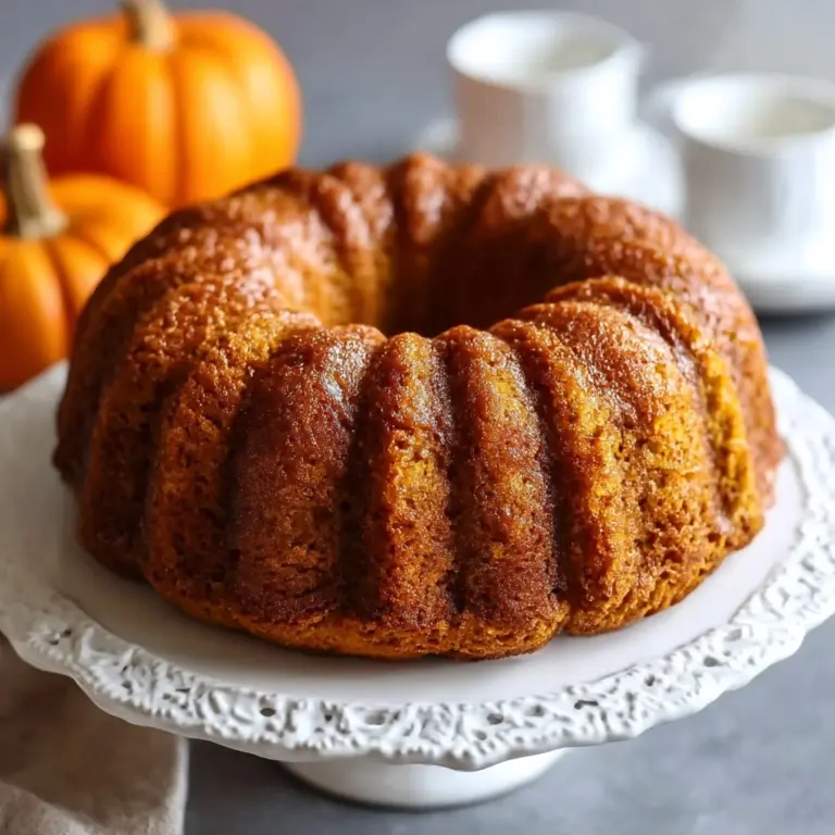 Buttermilk Pumpkin Pound Cake Recipe