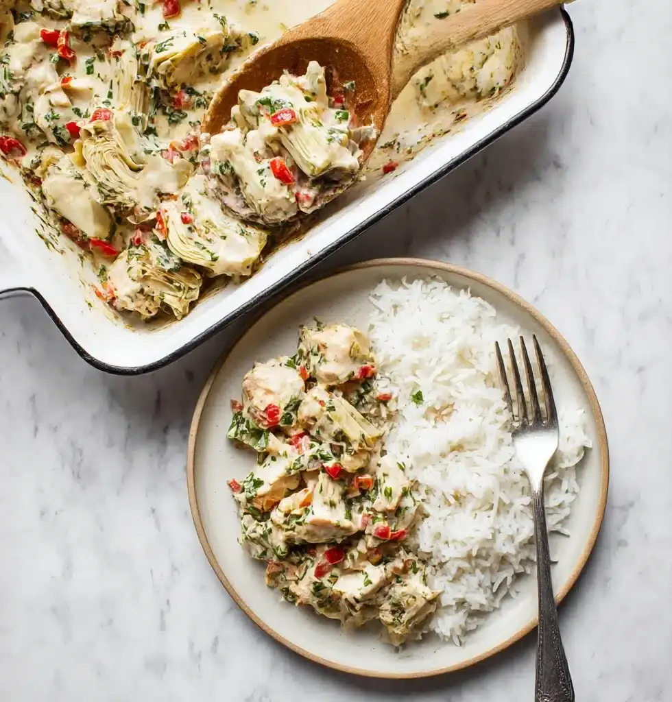 Spinach Artichoke Chicken Bake Recipe