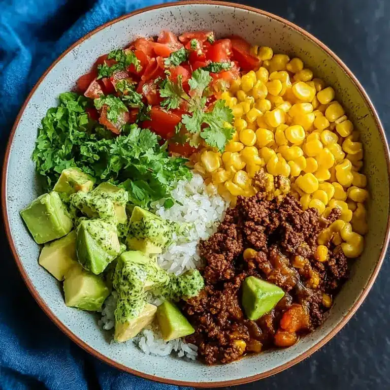 Easy Taco Rice Bowls Recipe