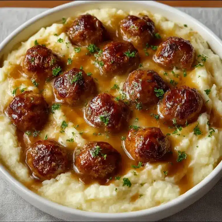 Meatball & Mashed Potato Bake: A Hearty Family Favorite Recipe