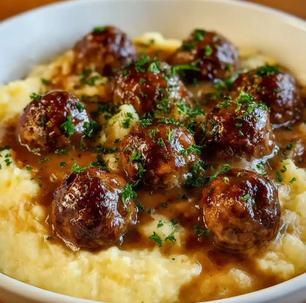 Meatball & Mashed Potato Bake: A Hearty Family Favorite Recipe