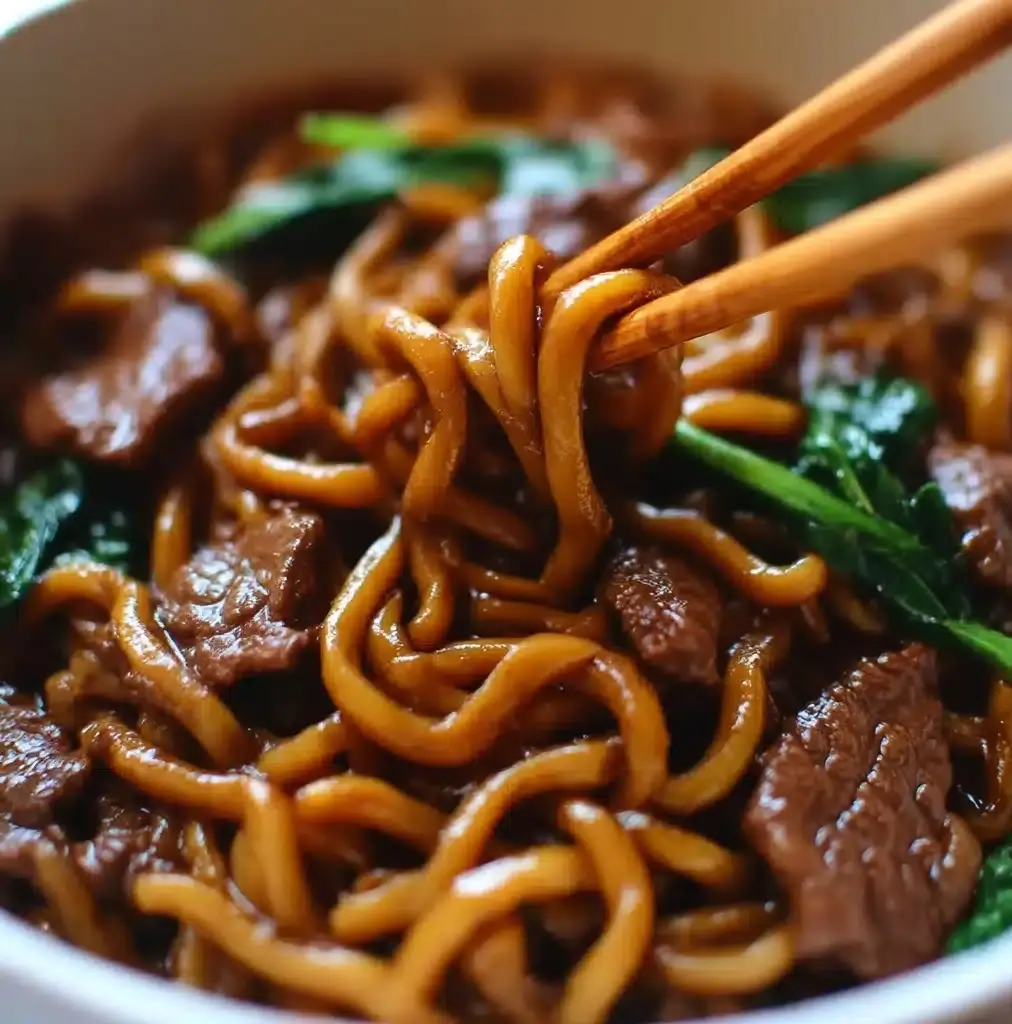 Quick and Flavorful Beef Black Pepper Udon Recipe