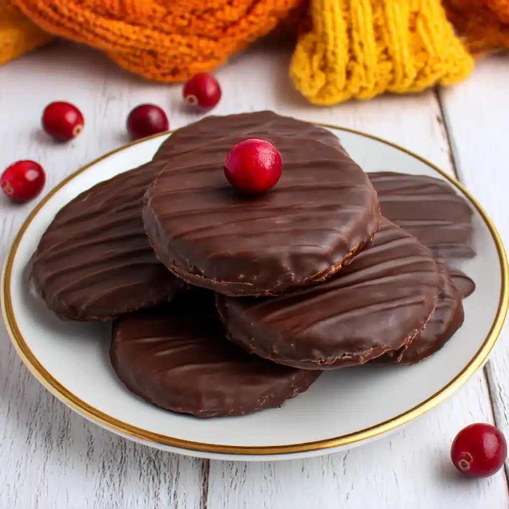 Chocolate Covered Cranberry Sauce: Thanksgiving Treat! Recipe - Recipe Image