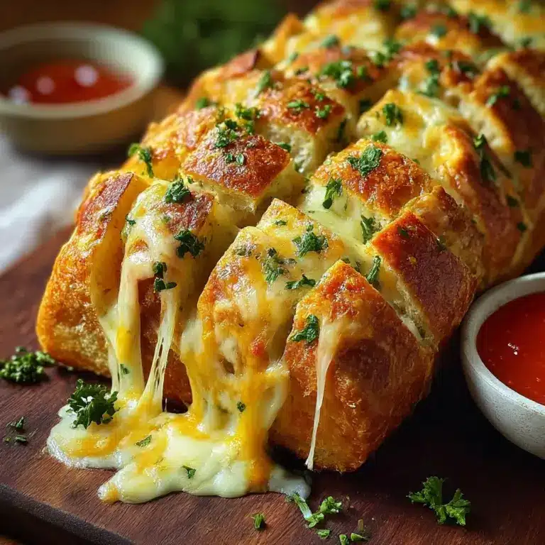 Cheesy Pull-Apart Garlic Bread Delightful Flavor Bursts Recipe