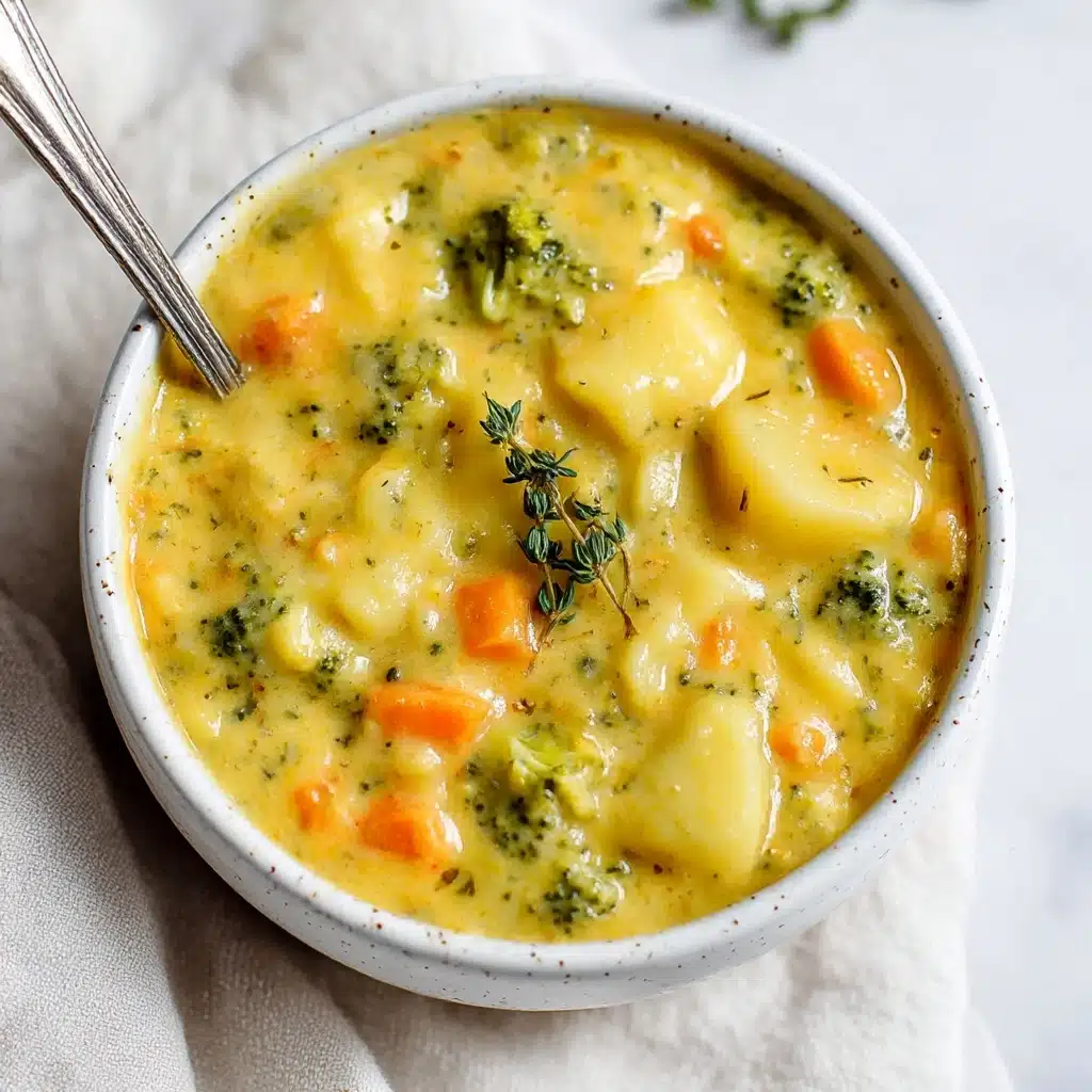 Broccoli Potato Cheese Soup Recipe - Recipe Image