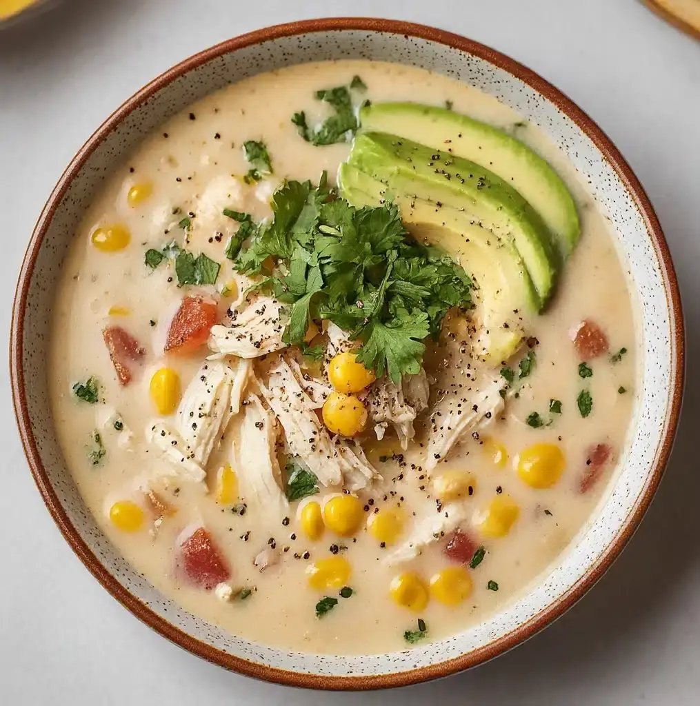 Mexican Street Corn White Chicken Chili Recipe