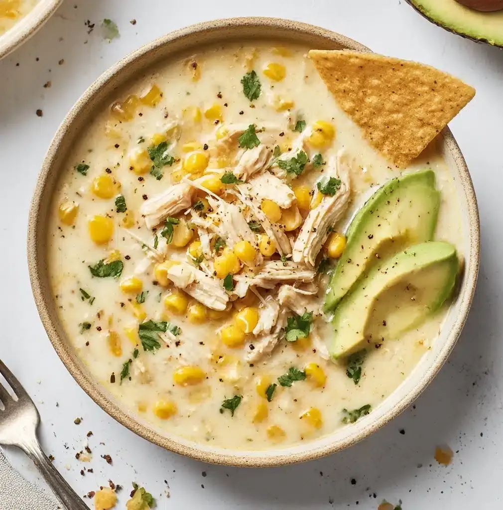 Mexican Street Corn White Chicken Chili Recipe