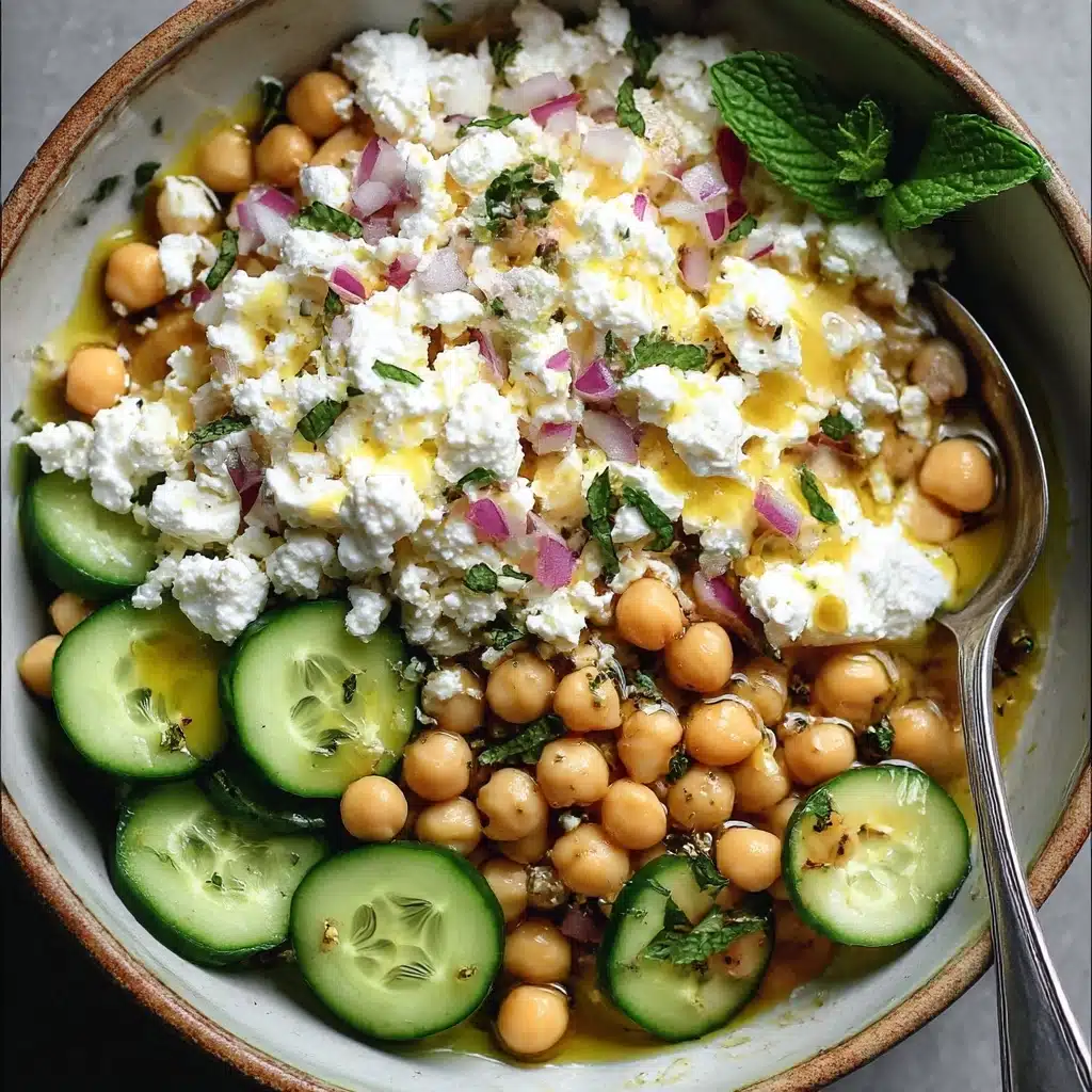 Cottage Cheese and Chickpea Salad Recipe - Recipe Image