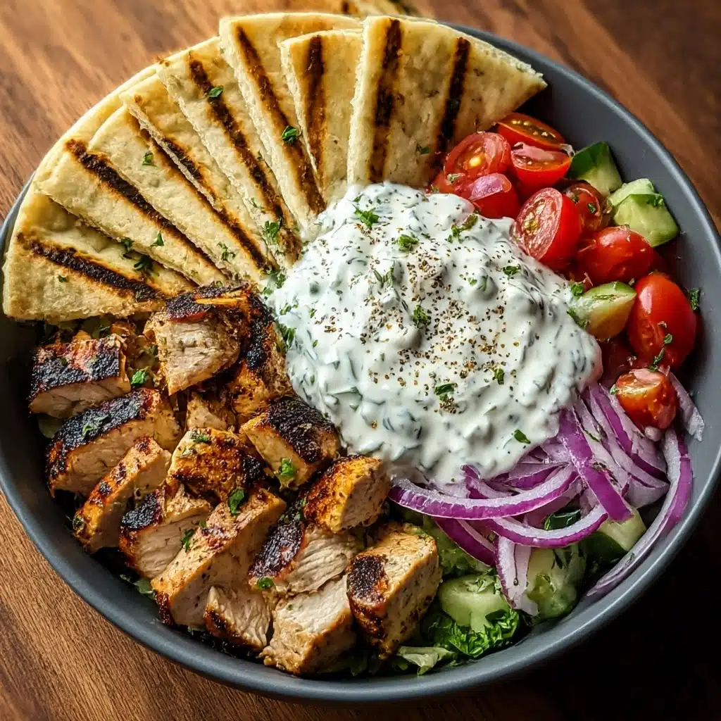 Greek Chicken Gyro Bowls Recipe - Recipe Image
