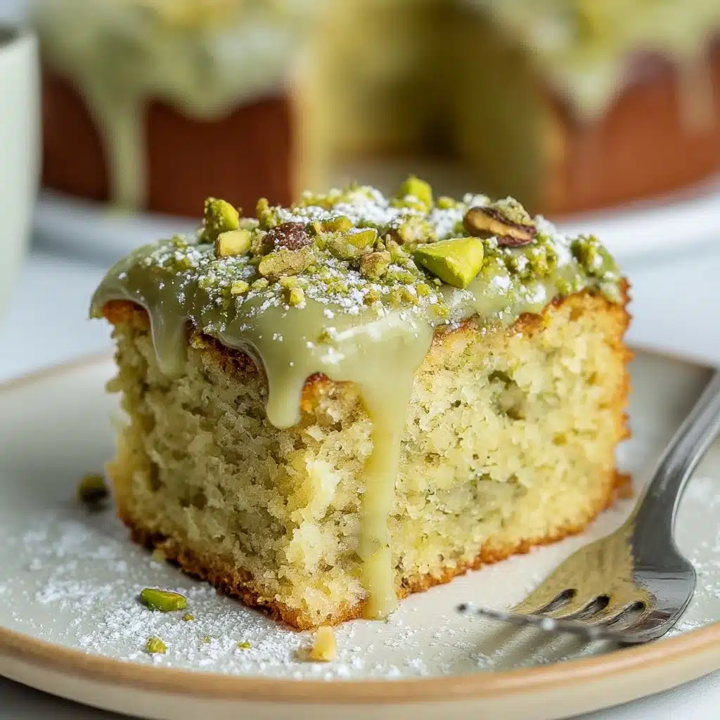 Vegan Pistachio Coffee Cake Recipe - Recipe Image