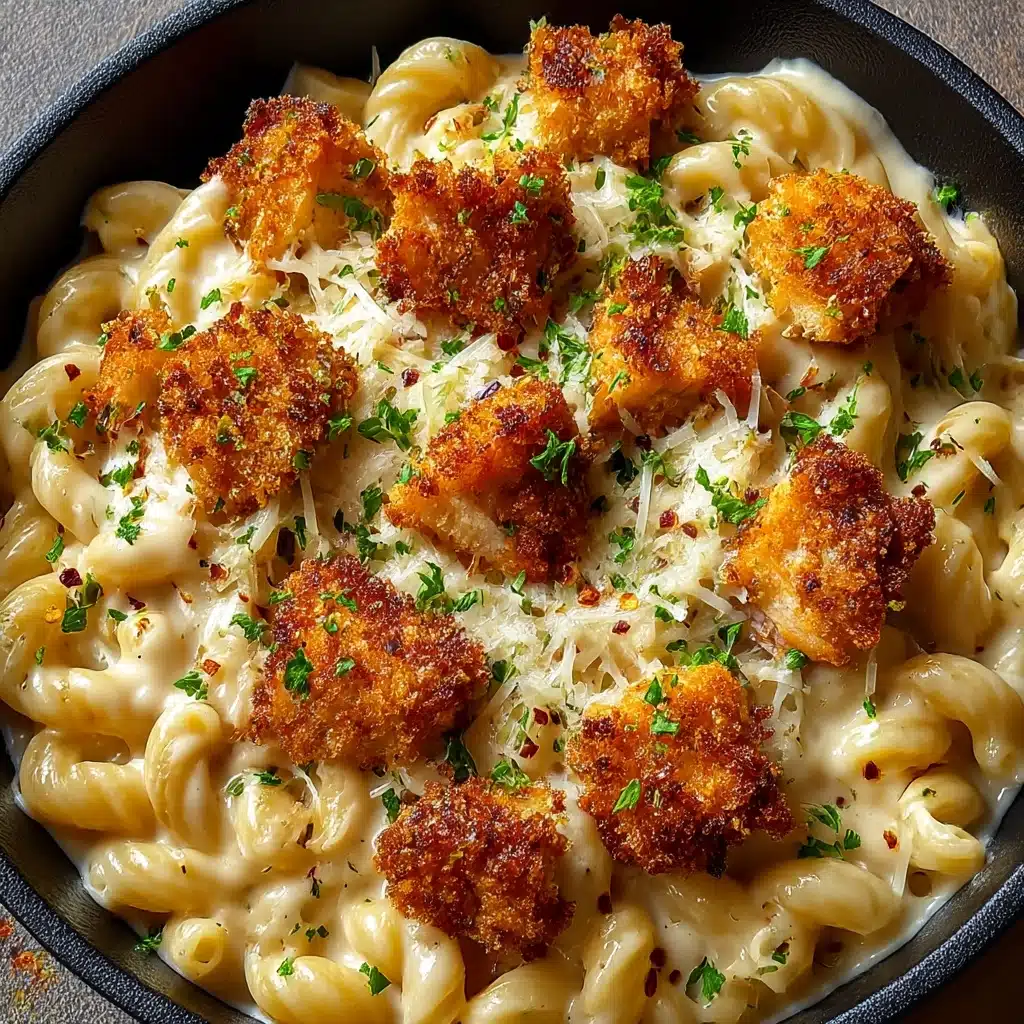 Creamy Honey Pepper Chicken Mac and Cheese Recipe - Recipe Image