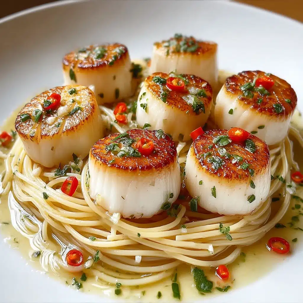 Savory Sea Scallops with Angel Hair Pasta in Zesty Lemon Sauce
- Recipe Image