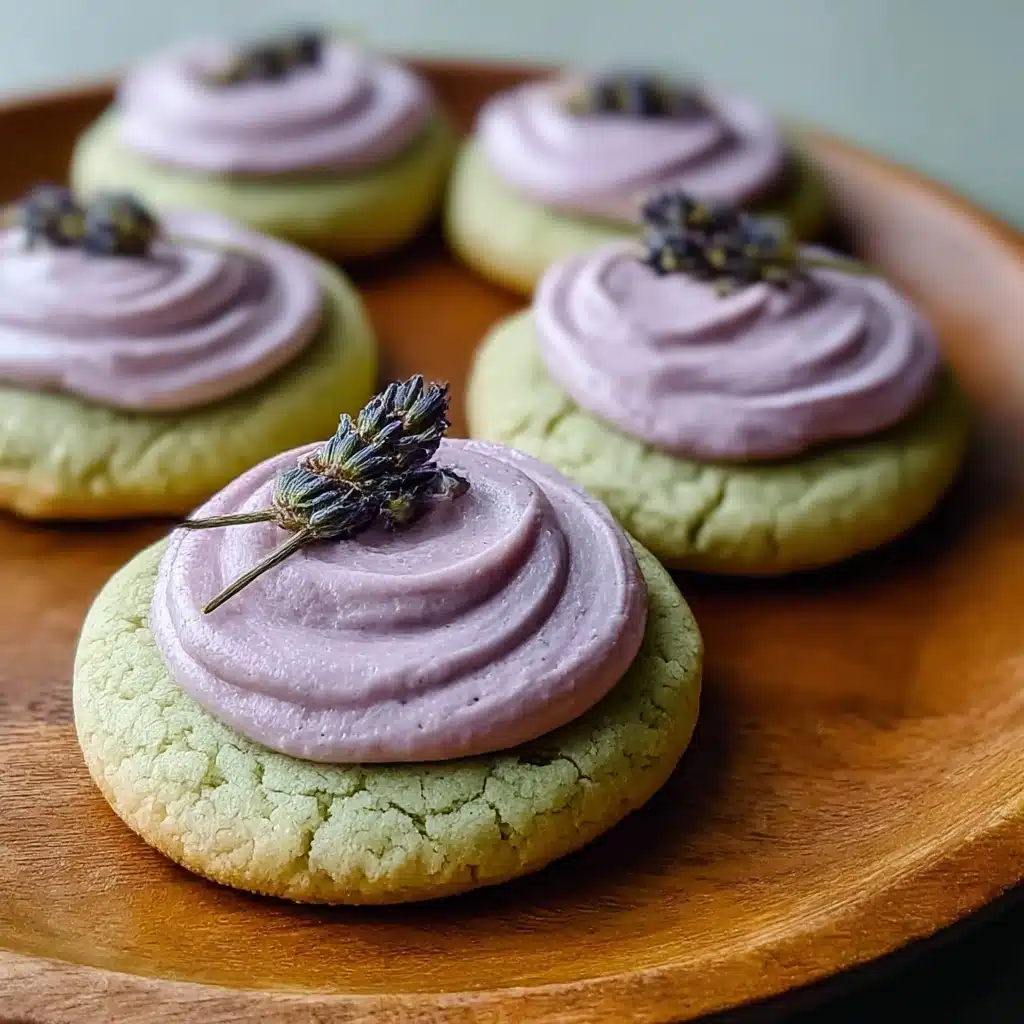 Perfect Matcha Lavender Sugar Cookies Recipe - Recipe Image