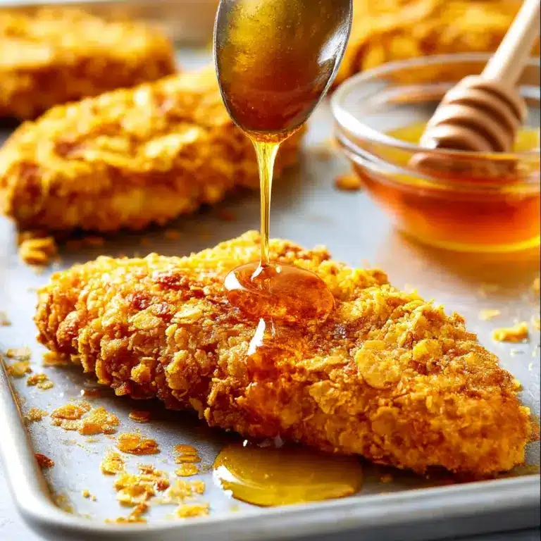 Baked Crunchy Hot Honey Chicken Recipe