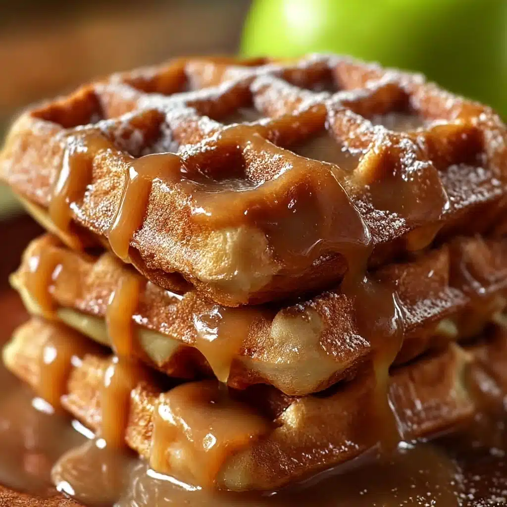 Apple Fritter Waffle Donuts Recipe - Recipe Image