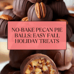 Pecan Pie Balls: Delicious No-Bake Treats for the Holidays Recipe