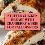 Stuffed Chicken Breast with Cranberry and Brie Recipe