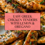 Greek Chicken Tenders Recipe