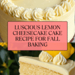 Lemon Cheesecake Cake Recipe