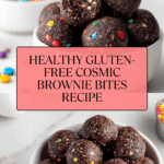 Cosmic Brownie Bites (Healthy & Gluten-Free) Recipe