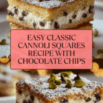Classic Cannoli Squares That Will Wow Your Taste Buds Recipe