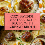 Cozy Swedish Meatball Soup Recipe