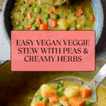 Easy Veggie Stew Recipe | Vegan Pea Soup Recipe