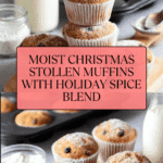 Moist Christmas Stollen Muffins Recipe