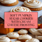 Pumpkin Sugar Cookies with Cream Cheese Frosting Recipe