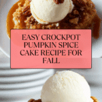Sweet Crockpot Pumpkin Spice Cake Recipe