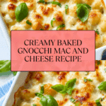 Tasty Baked Gnocchi Mac and Cheese Recipe