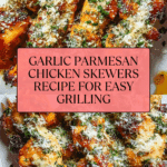 Garlic Parmesan Chicken Skewers Recipe