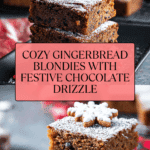 Gingerbread Blondies Recipe