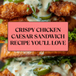 Crispy Chicken Caesar Sandwich Recipe