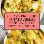 Broccoli Potato Cheese Soup Recipe