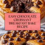 Chocolate Croissant Breakfast Bake that Everyone Loves! Recipe