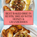 Best Baked Brie with Honey, Fig and Pistachio Recipe