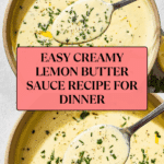 Creamy Lemon Butter Sauce Recipe